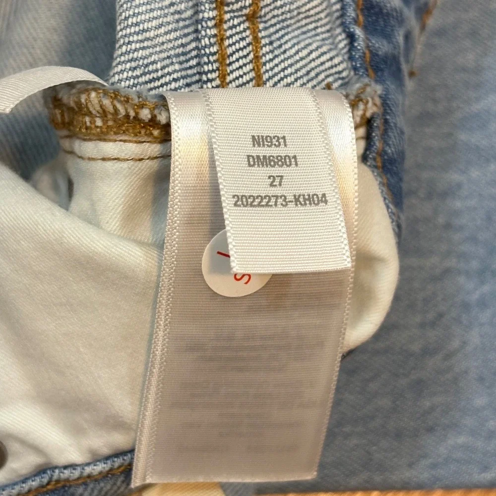 Madewell Women's Jeans Blue Size 27 Curvy Vintage Light Wash Distressed‎ NWOT - Picture 11 of 11